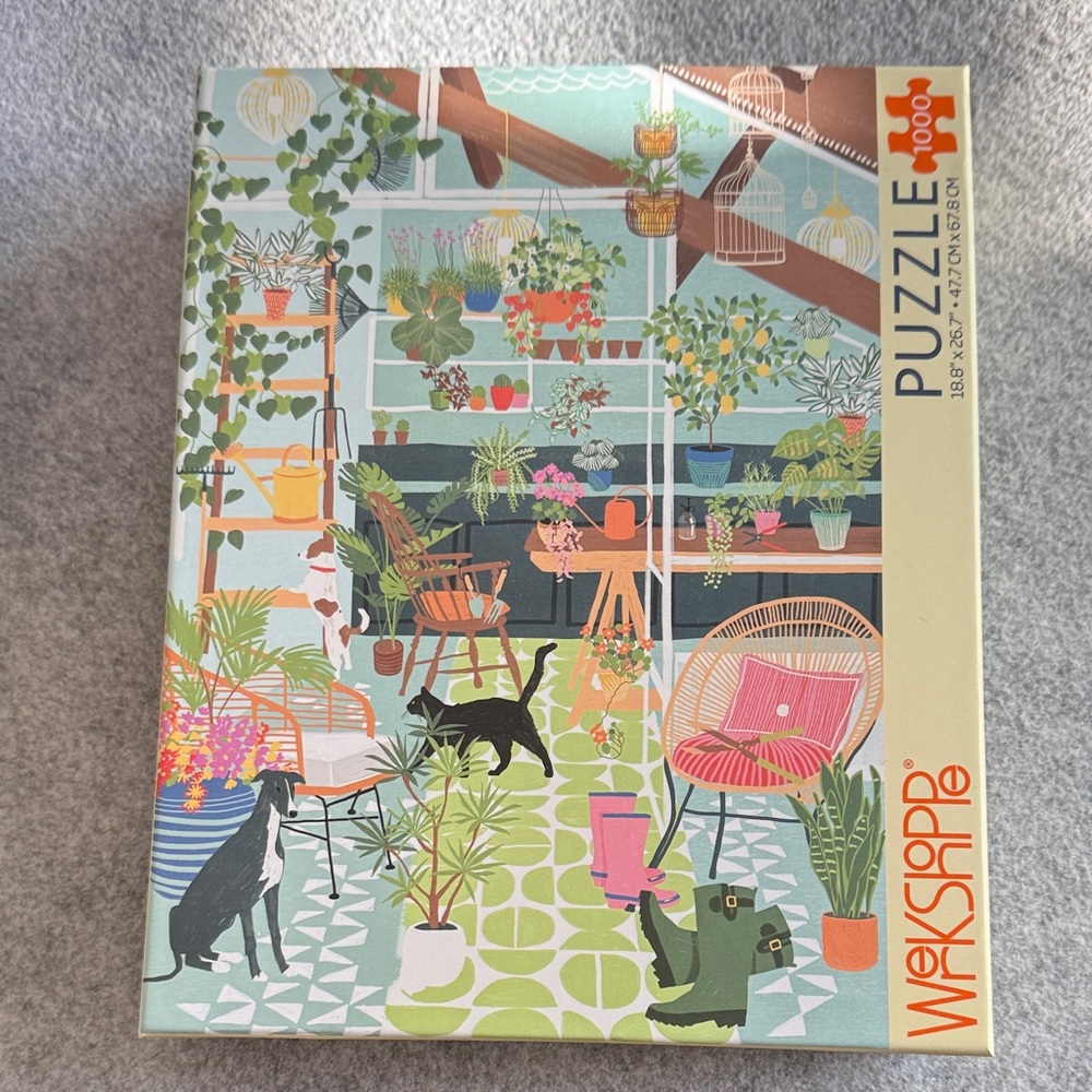 1000 piece Puzzle - Greenhouse Friends